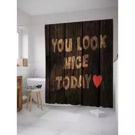 Шторка-занавеска для ванной JOYARTY