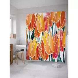 Шторка-занавеска для ванной JOYARTY