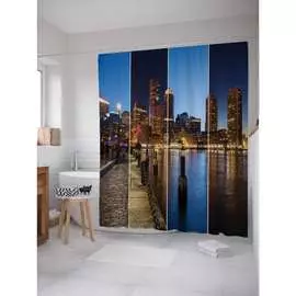 Шторка-занавеска для ванной JOYARTY