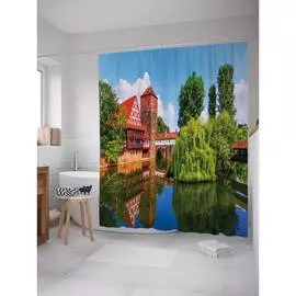 Шторка-занавеска для ванной JOYARTY