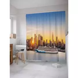 Шторка-занавеска для ванной JOYARTY