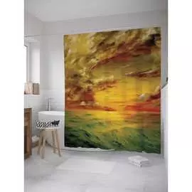 Шторка-занавеска для ванной JOYARTY