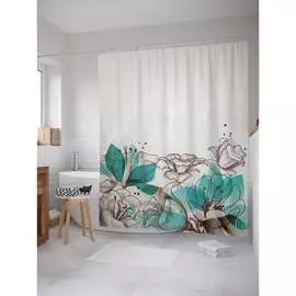 Шторка-занавеска для ванной JOYARTY