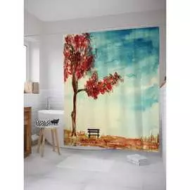 Шторка-занавеска для ванной JOYARTY