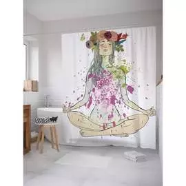 Шторка-занавеска для ванной JOYARTY