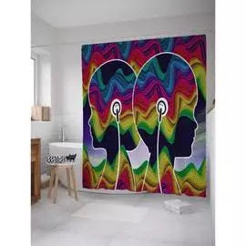 Шторка-занавеска для ванной JOYARTY