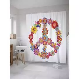 Шторка-занавеска для ванной JOYARTY