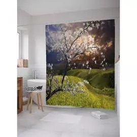 Шторка-занавеска для ванной JOYARTY