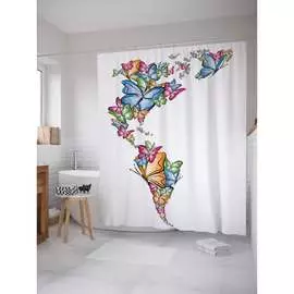 Шторка-занавеска для ванной JOYARTY