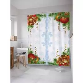 Шторка-занавеска для ванной JOYARTY