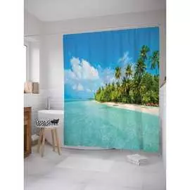 Шторка-занавеска для ванной JOYARTY