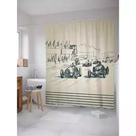 Шторка-занавеска для ванной JOYARTY