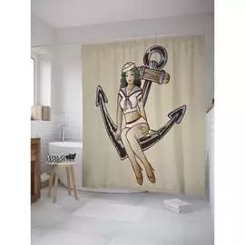 Шторка-занавеска для ванной JOYARTY