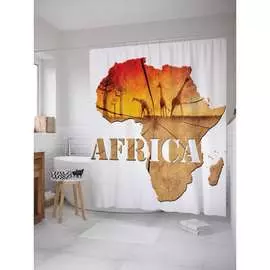 Шторка-занавеска для ванной JOYARTY