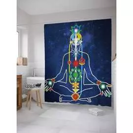 Шторка-занавеска для ванной JOYARTY