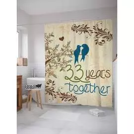 Шторка-занавеска для ванной JOYARTY