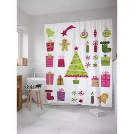 Шторка-занавеска для ванной JOYARTY