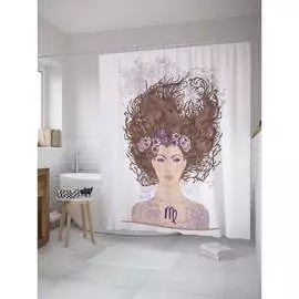 Шторка-занавеска для ванной JOYARTY