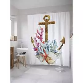 Шторка-занавеска для ванной JOYARTY