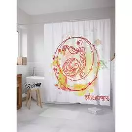 Шторка-занавеска для ванной JOYARTY Коронная чакра sc_18748