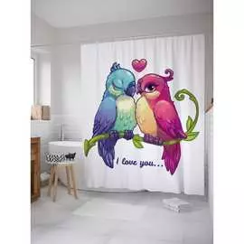 Шторка-занавеска для ванной JOYARTY