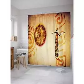 Шторка-занавеска для ванной JOYARTY