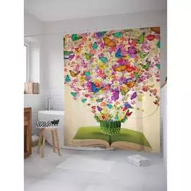 Шторка-занавеска для ванной JOYARTY