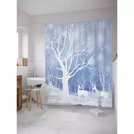 Шторка-занавеска для ванной JOYARTY