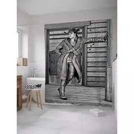 Шторка-занавеска для ванной JOYARTY