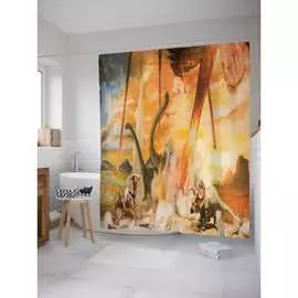 Шторка-занавеска для ванной JOYARTY