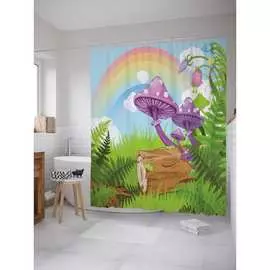 Шторка-занавеска для ванной JOYARTY