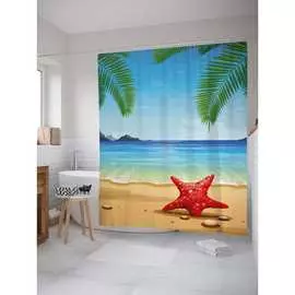 Шторка-занавеска для ванной JOYARTY