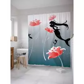 Шторка-занавеска для ванной JOYARTY