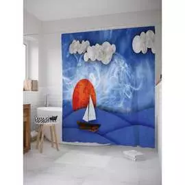 Шторка-занавеска для ванной JOYARTY