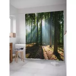 Шторка-занавеска для ванной JOYARTY