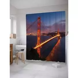 Шторка-занавеска для ванной JOYARTY