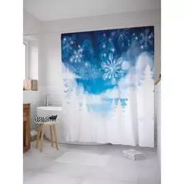 Шторка-занавеска для ванной JOYARTY