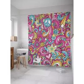 Шторка-занавеска для ванной JOYARTY