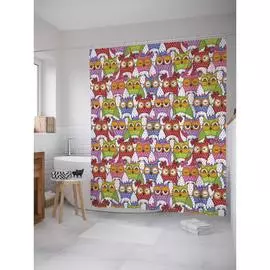 Шторка-занавеска для ванной JOYARTY