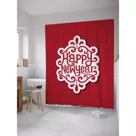 Шторка-занавеска для ванной JOYARTY