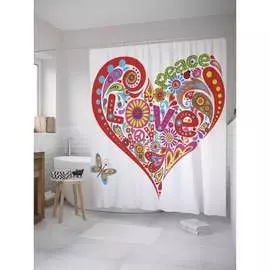 Шторка-занавеска для ванной JOYARTY