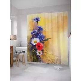 Шторка-занавеска для ванной JOYARTY