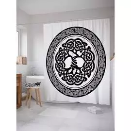 Шторка-занавеска для ванной JOYARTY