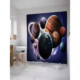 Шторка-занавеска для ванной JOYARTY