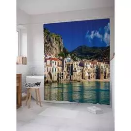 Шторка-занавеска для ванной JOYARTY