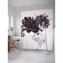 Шторка-занавеска для ванной JOYARTY