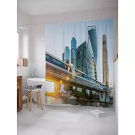 Шторка-занавеска для ванной JOYARTY