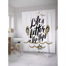 Шторка-занавеска для ванной JOYARTY