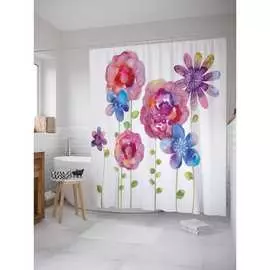 Шторка-занавеска для ванной JOYARTY