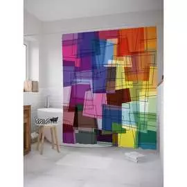 Шторка-занавеска для ванной JOYARTY